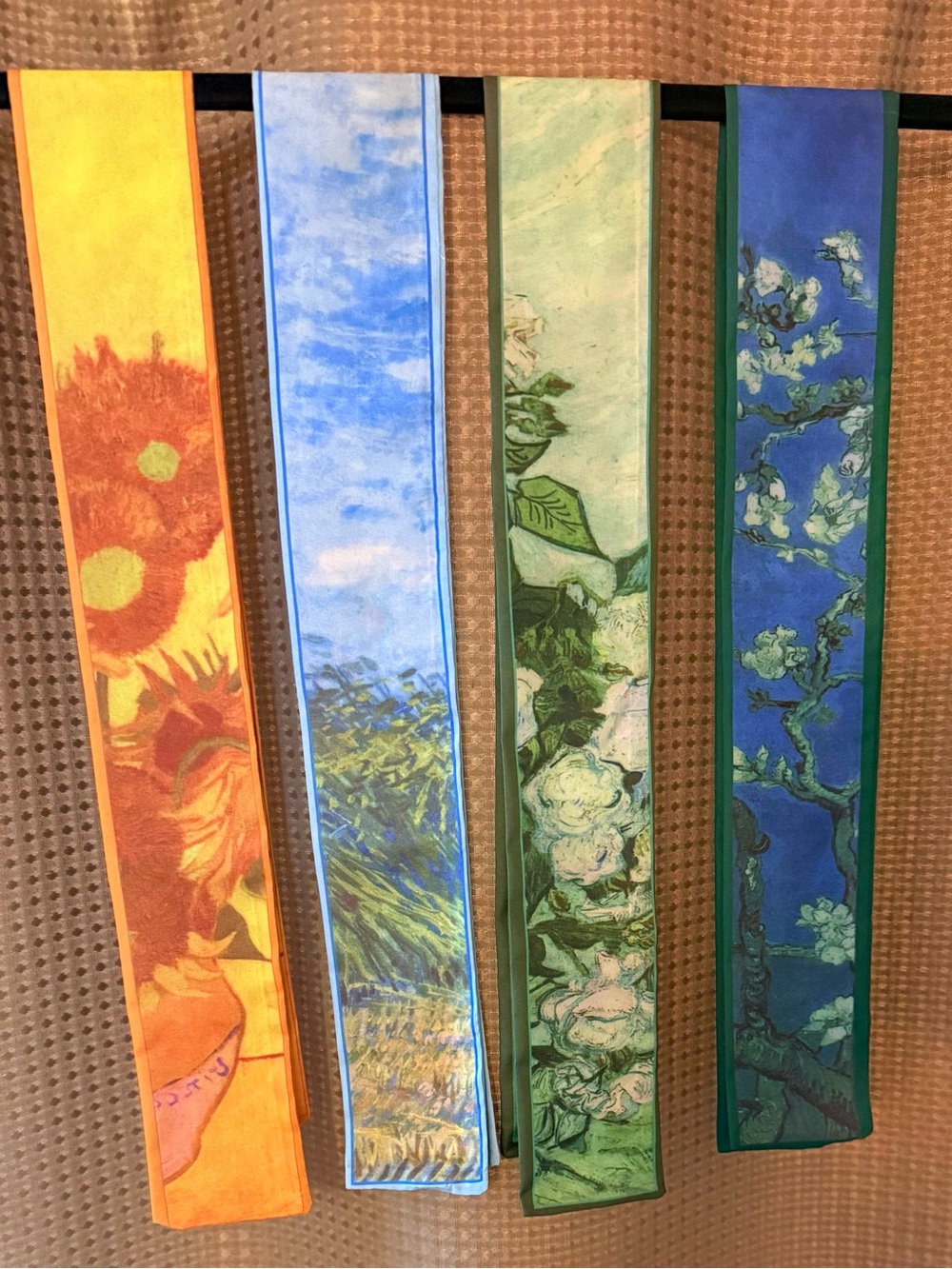 Retro Oil Painting Inspired Design Scarves - NWOT